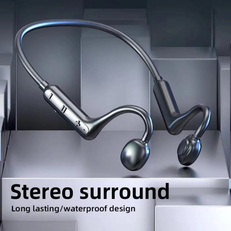 Audífonos Conducción Ósea Inalámbricos para Correr con Micrófono