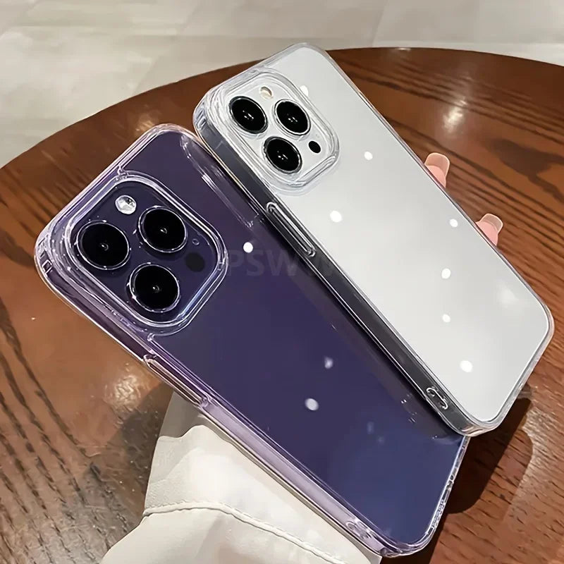 Funda Transparente Acrílica para iPhone — Ultra Clara y Resistente