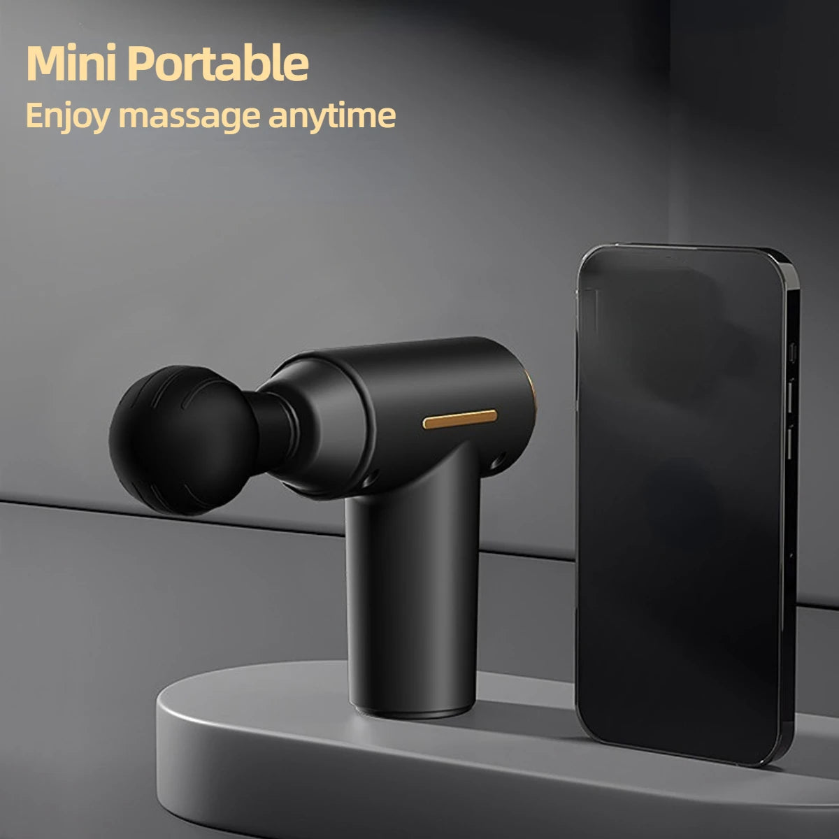Mini Pistóla de Masaje Portátil – Vibración Profunda para Cuello, Espalda y Alivio de Gota