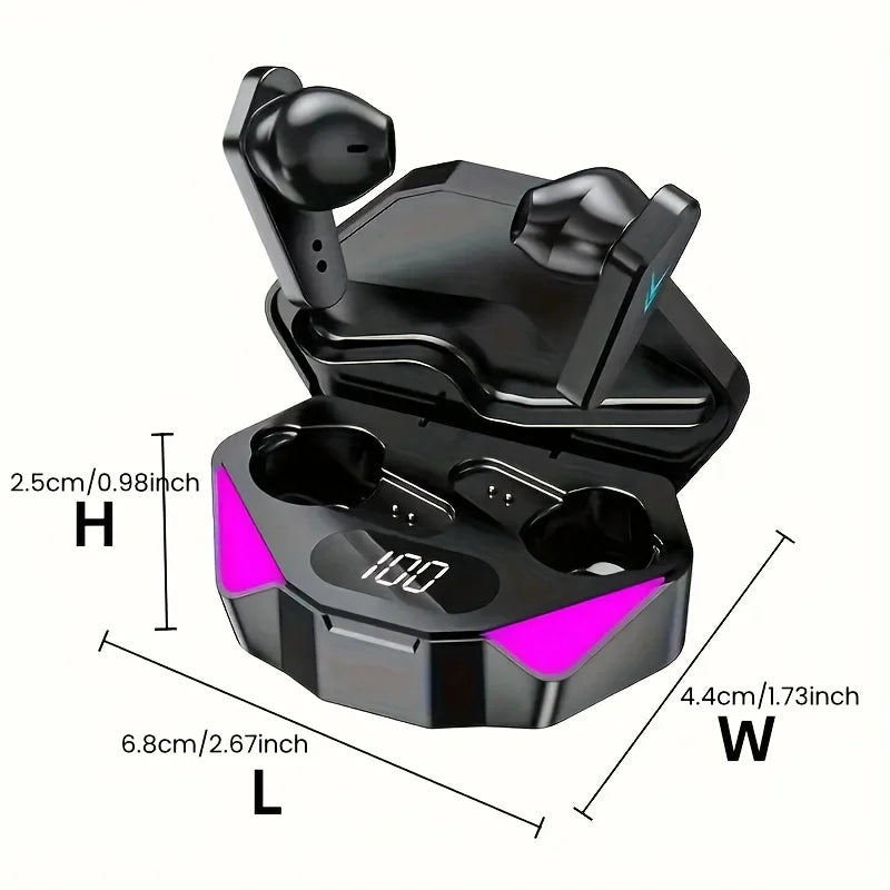 Audífonos Inalámbricos X15 Gamer con Micrófono y Cancelación de Ruido