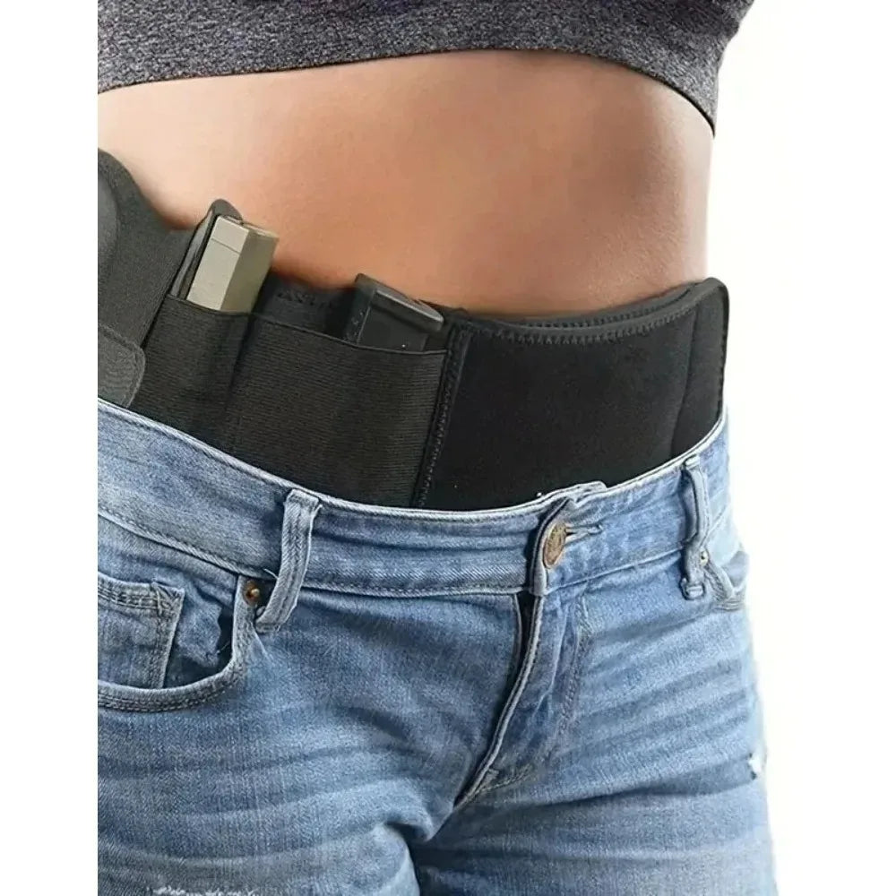 Cinturón Táctico con Funda Oculta para Celular – Portátil para Caza, Fitness y Defensa Personal