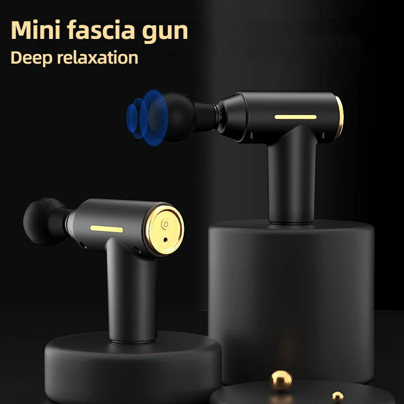 Mini Pistóla de Masaje Portátil – Vibración Profunda para Cuello, Espalda y Alivio de Gota