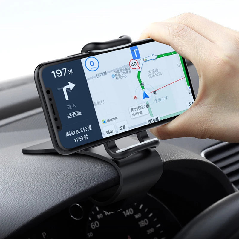Soporte Giratorio 360° para Auto — Tablero y Parabrisas Universal