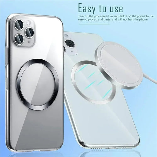 Anillos Magnéticos MagSafe – 10 Piezas Compatibles con Cargador Inalámbrico iPhone Samsung Xiaomi