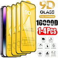 Mica de Vidrio Templado 9D para iPhone — Protección Completa de Pantalla