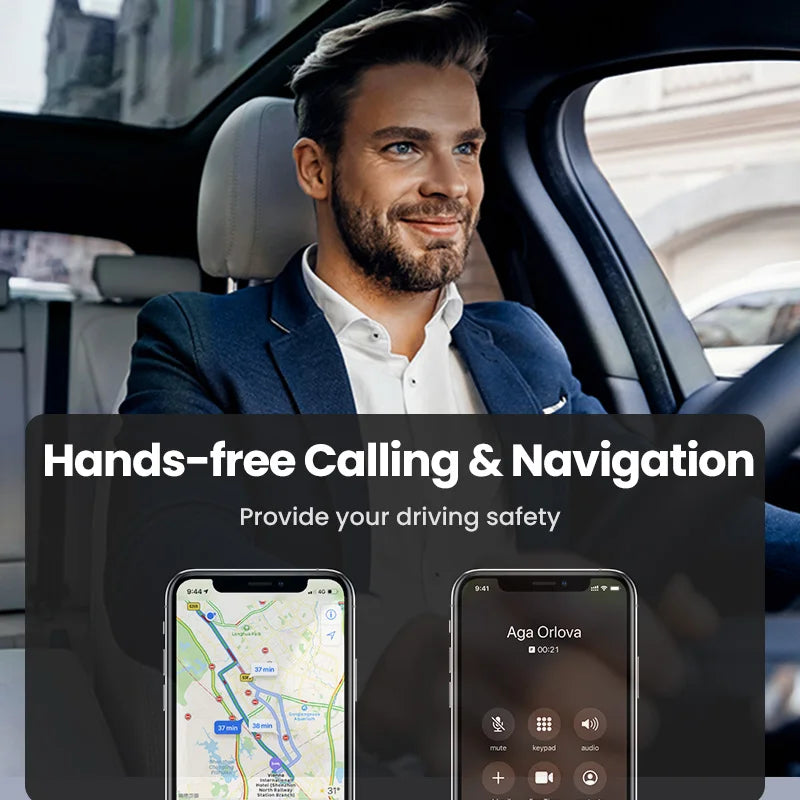 Receptor Bluetooth 5.3 para Auto AUX 3.5mm Manos Libres