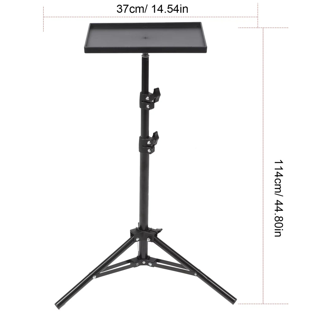 Tripíe Soporte Portátil para Proyector y Laptop – Altura Ajustable 22 a 45 cm