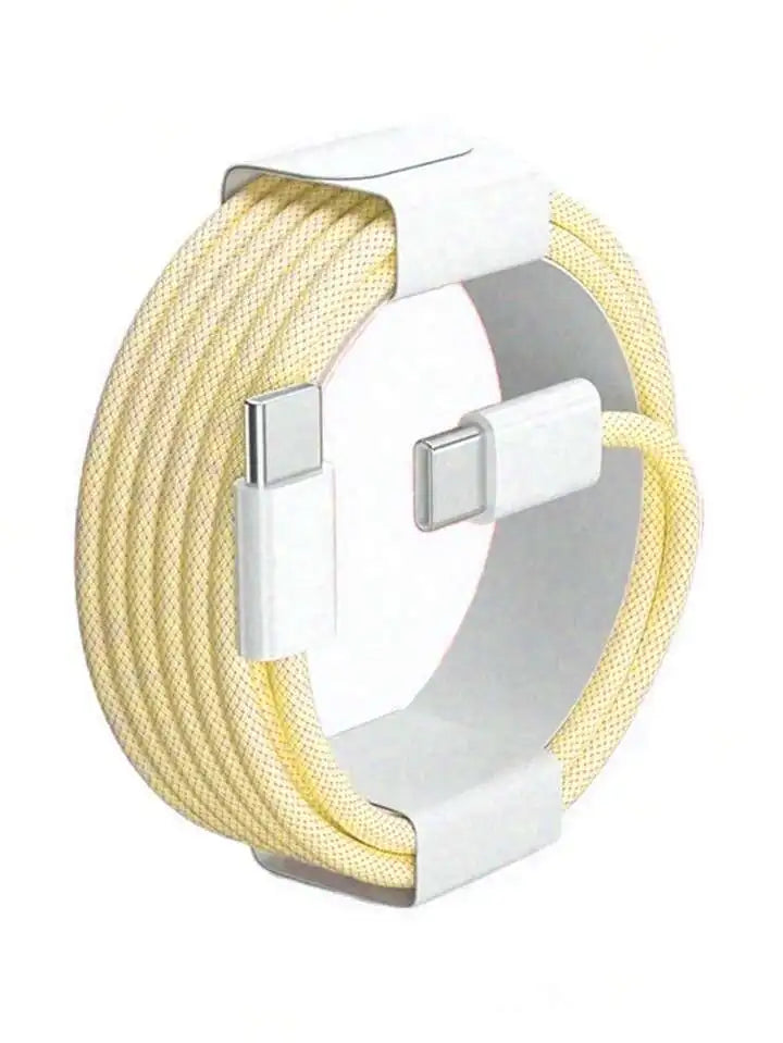 Cable USB-C Carga Rápida para iPhone 15, 16 y 17 — Nylon Trenzado Multicolor