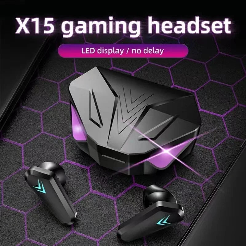 Audífonos Inalámbricos X15 Gamer con Luz LED
