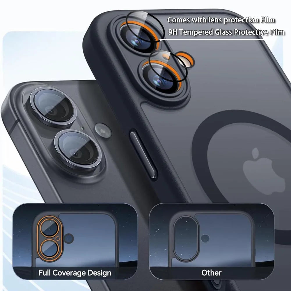 Funda Armor MagSafe Translúcida para iPhone — Protección Máxima