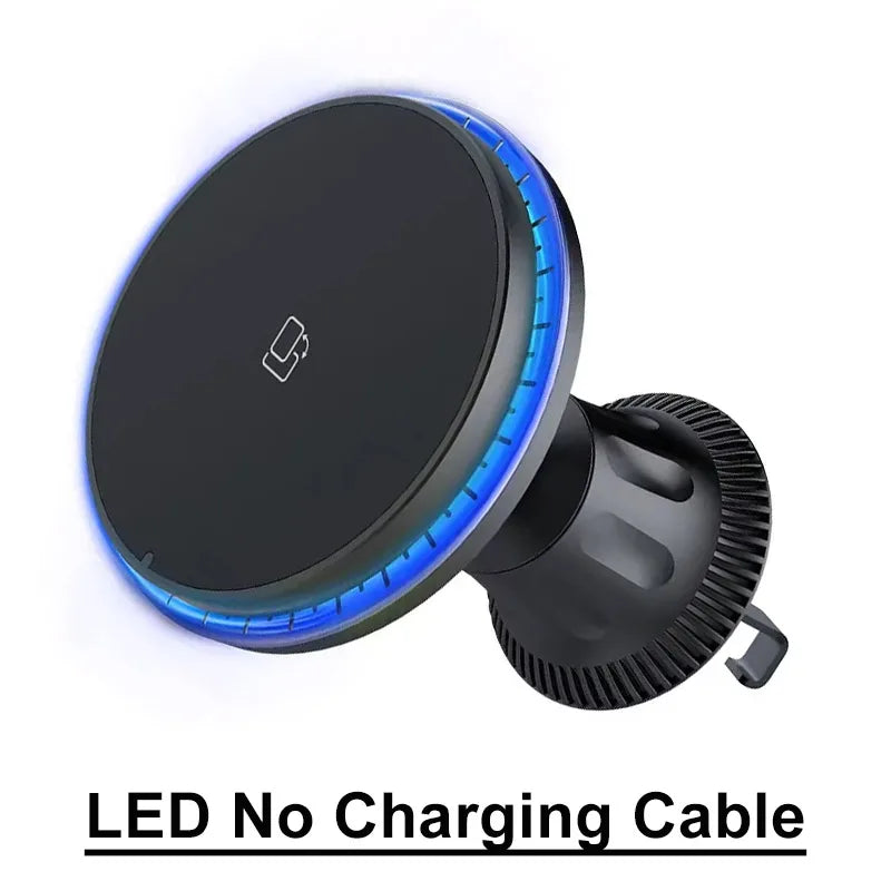 Soporte para Auto con Carga Inalámbrica RGB — MagSafe 15W