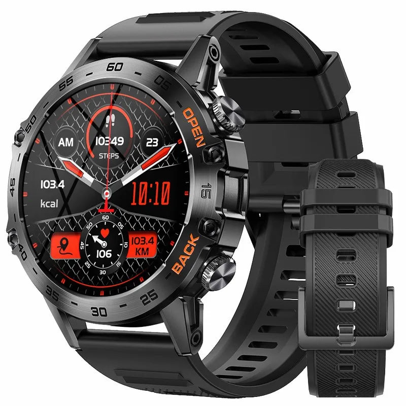 Smartwatch LIGE 1.39" – Llamadas Bluetooth, Monitor de Frecuencia Cardíaca y Fitness para iOS y Android