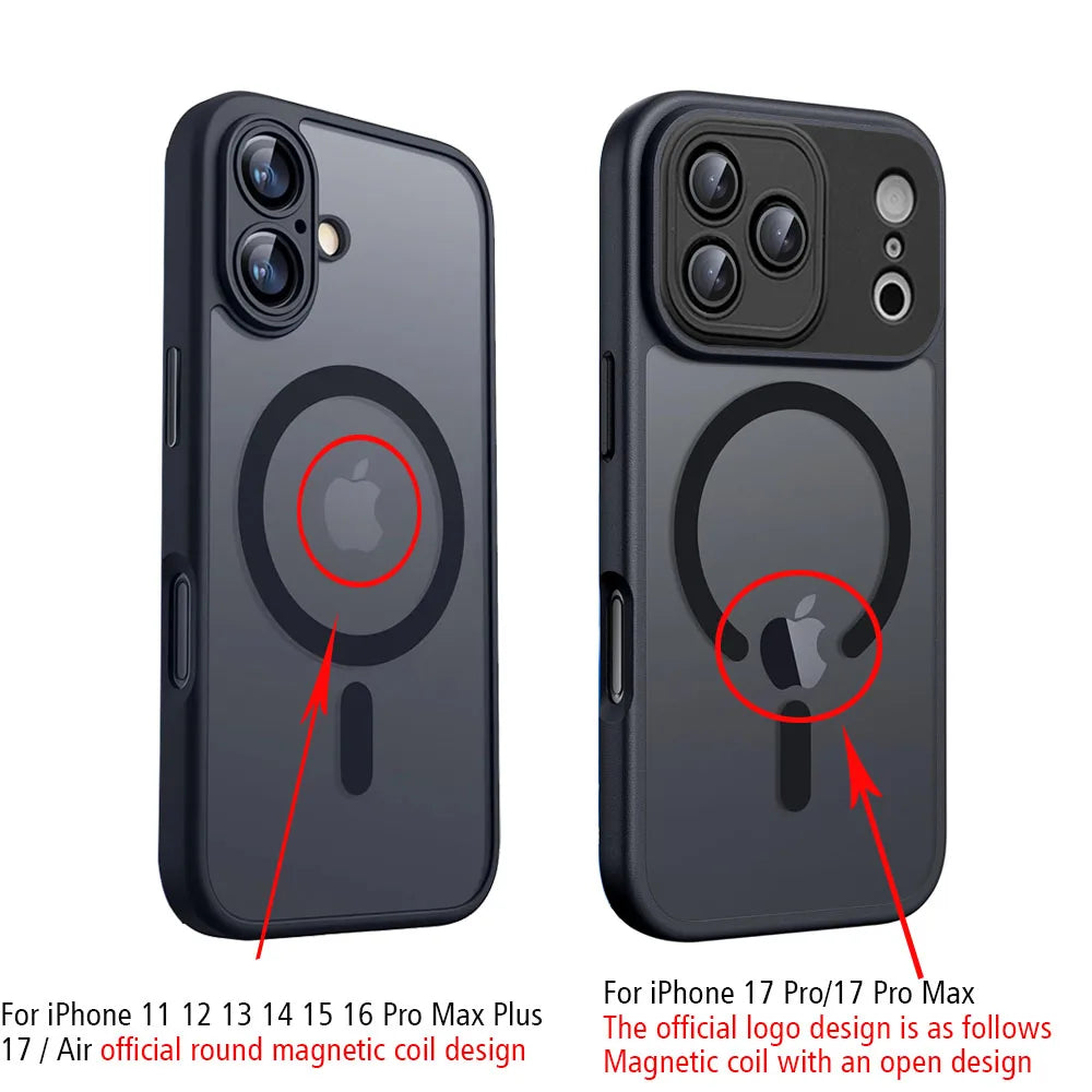 Funda Armor MagSafe Translúcida para iPhone — Protección Máxima