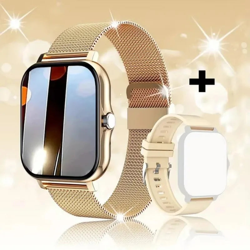 Smartwatch 1.44" – Llamadas Bluetooth, Monitor de Oxígeno y Presión Arterial para Hombre y Mujer