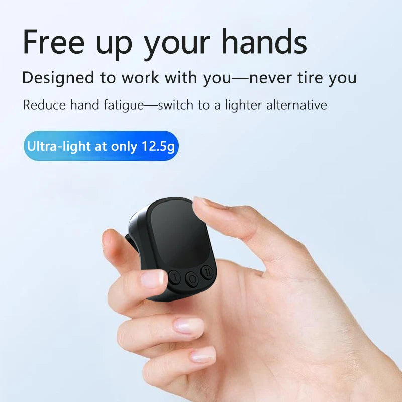Control Ring con Touchpad – Clicker Automático para Presentaciones y Pantallas