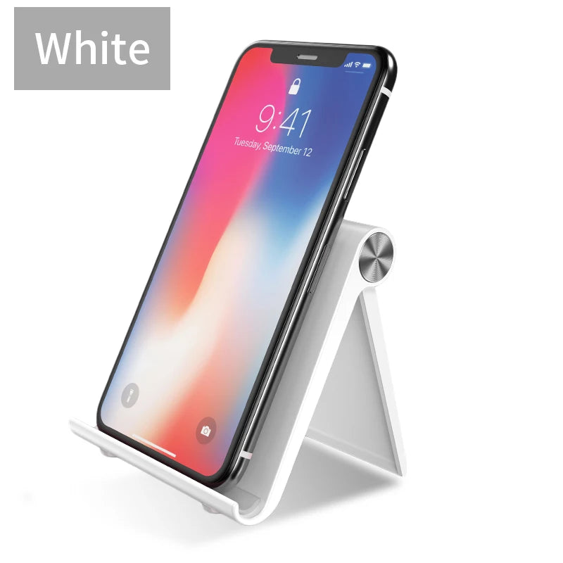 Soporte Portátil para Celular y Tablet — Escritorio y Viaje