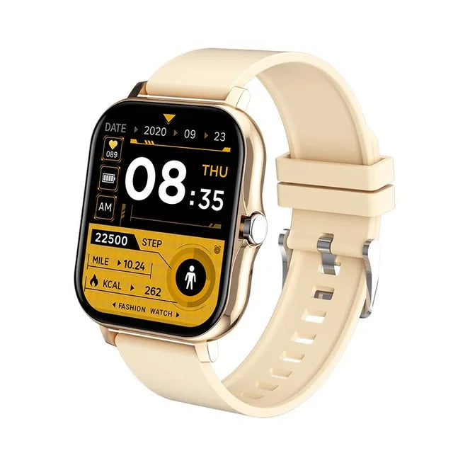 Smartwatch Deportivo 2026 – Monitor de Salud, Llamadas BT, Resistente al Agua para iOS y Android