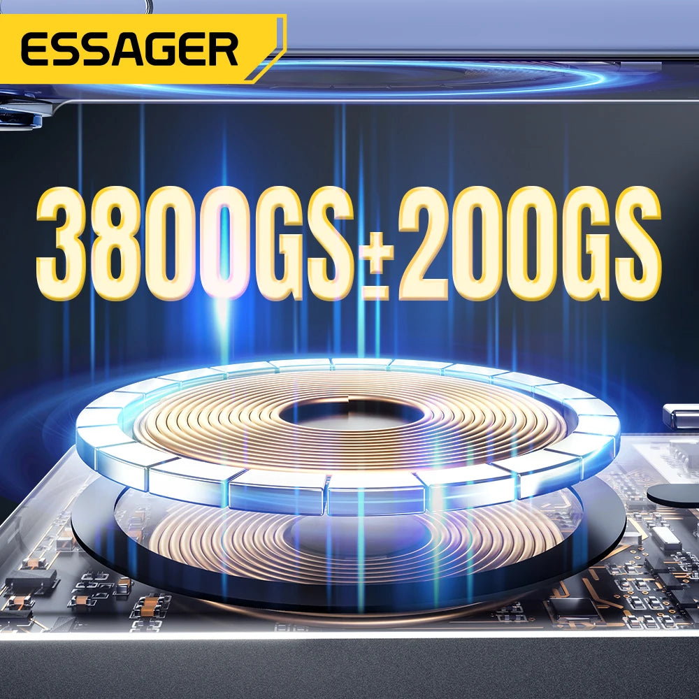 Power Bank Magnético Essager 5000mAh 20W — Carga Rápida MagSafe