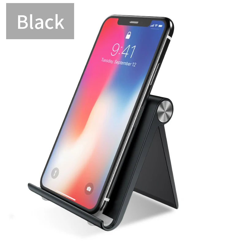 Soporte Portátil para Celular y Tablet — Escritorio y Viaje