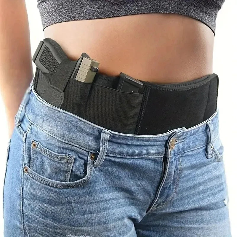 Cinturón Táctico con Funda Oculta para Celular – Portátil para Caza, Fitness y Defensa Personal