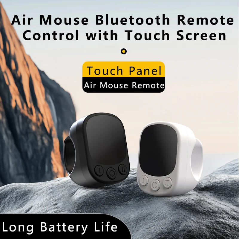 Control Ring con Touchpad – Clicker Automático para Presentaciones y Pantallas