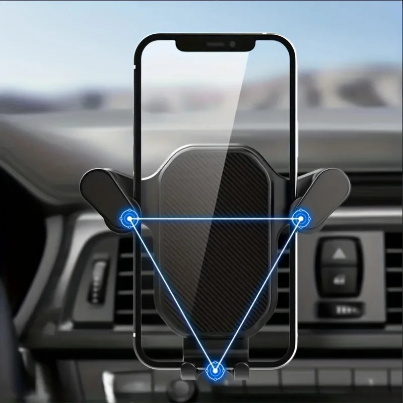 Soporte para Celular en Rejilla de Ventilación del Auto — Clip Universal