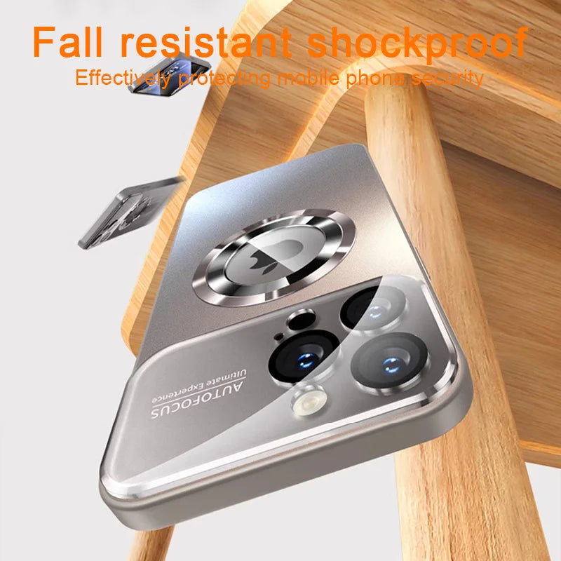 Funda MagSafe con Protección de Cámara de Vidrio para iPhone