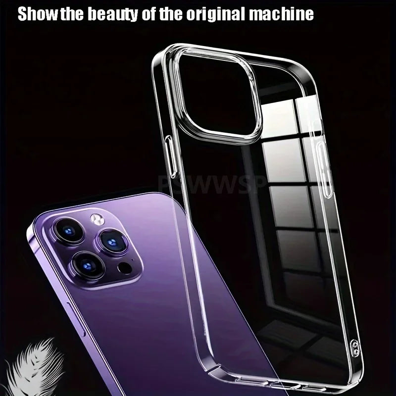 Funda Transparente Acrílica para iPhone — Ultra Clara y Resistente