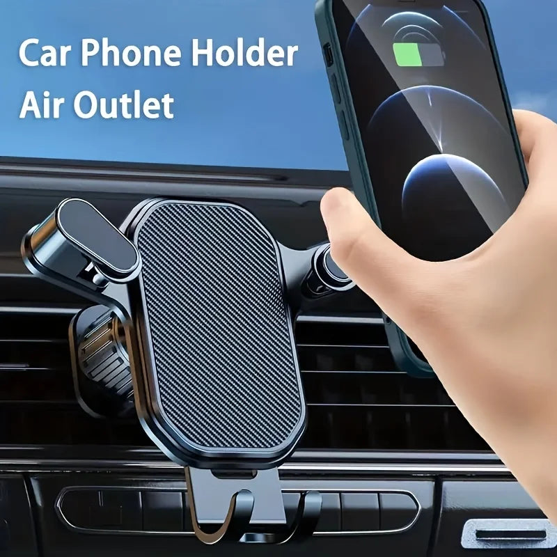 Soporte para Celular en Rejilla de Ventilación del Auto — Clip Universal