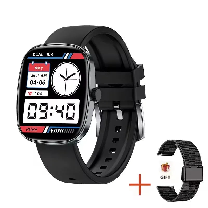 Smartwatch 1.44" – Llamadas Bluetooth, Monitor de Oxígeno y Presión Arterial para Hombre y Mujer