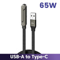 Cable USB-C 65W 2 en 1 con Soporte Plegable — Carga y Sostiene tu Teléfono