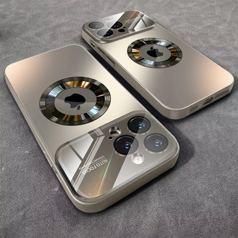 Funda MagSafe con Protección de Cámara de Vidrio para iPhone